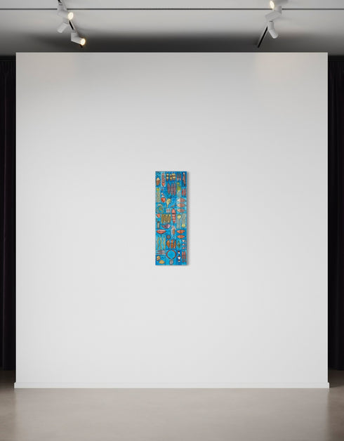 Tackle Box | Framed Giclee Print on Canvas
